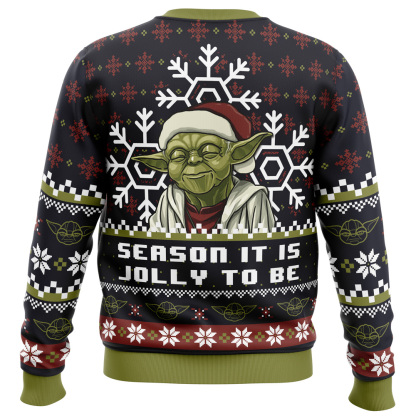 season jolly cosmic battles ugly christmas sweater holiday gift 2 Season Jolly Cosmic Battles Ugly Christmas Sweater Holiday Gift - Image 2