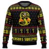 Seasons Sweepings Cobra Kai Karate Kid Ugly Christmas Sweater Holiday Gift - Image 1
