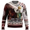 See You In Valhalla Vinland Saga Ugly Christmas Sweater - Image 1
