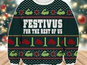 Seinfeld Ugly Christmas Sweater Xmas Gift - Image 1