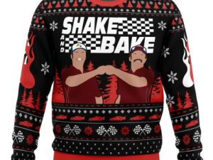 Shake And Bake Talladega Nights Ugly Christmas Sweater - Image 1