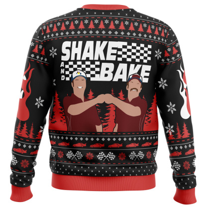 shake and bake talladega nights ugly christmas sweater 2 Shake And Bake Talladega Nights Ugly Christmas Sweater - Image 2