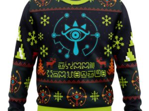 Sheikah Zelda Ugly Christmas Sweater - Image 1