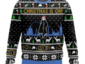 Sherlock Benedict Cumberbatch Ugly Christmas Sweater - Image 1