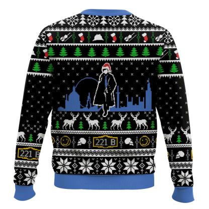 sherlock benedict cumberbatch ugly christmas sweater 2 Sherlock Benedict Cumberbatch Ugly Christmas Sweater - Image 2