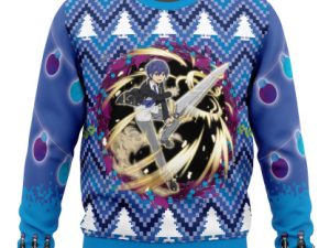 Shido Itsuka Date A Live Ugly Christmas Sweater - Image 1