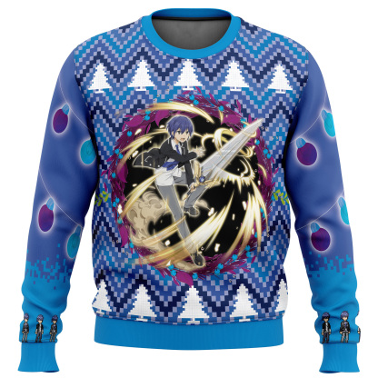 shido itsuka date a live ugly christmas sweater 1 Shido Itsuka Date A Live Ugly Christmas Sweater - Image 1
