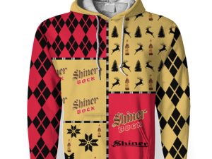 Shiner Bock Merry Christmas And -3D Unisex Hoodie - Image 1