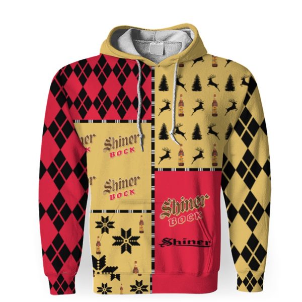 Shiner Bock Merry Christmas And -3D Unisex Hoodie - Image 1