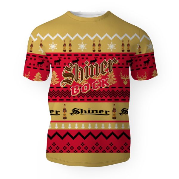 Shiner Bock Shirts Beer Vintage Logo-3D Unisex T-Shirt - Image 1