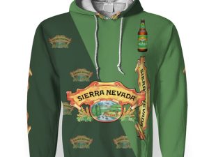 Sierra Nevada And Pattern Logo-3D Unisex Hoodie - Image 1