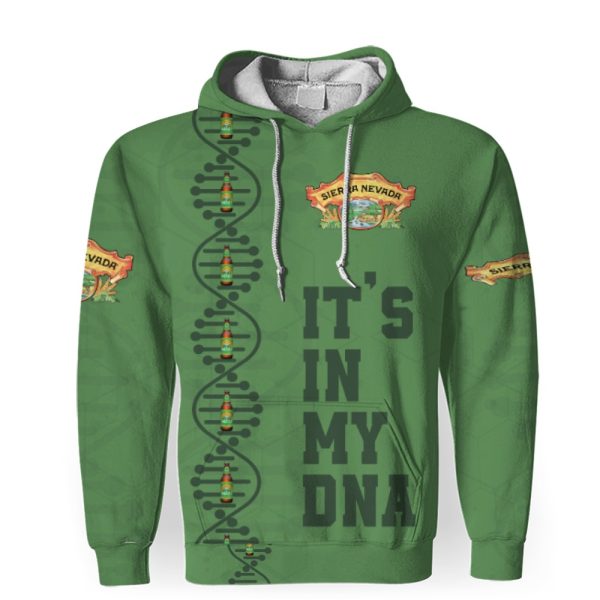 Sierra Nevada It's In My DNA-3D Unisex Hoodie - Image 1