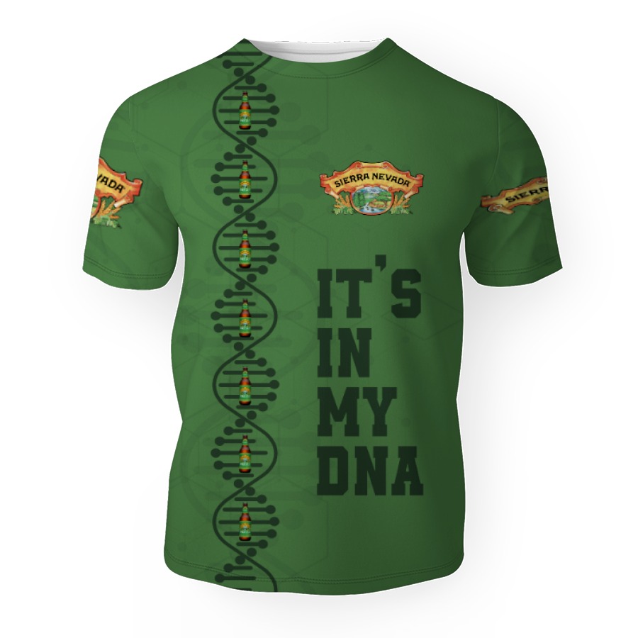 sierra nevada its in my dna 3d unisex t shirt 1 Sierra Nevada It's In My DNA-3D Unisex T-Shirt - Image 1
