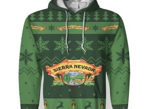 Sierra Nevada Merry Christmas Unisex Gift Fan-3D Unisex Hoodie - Image 1