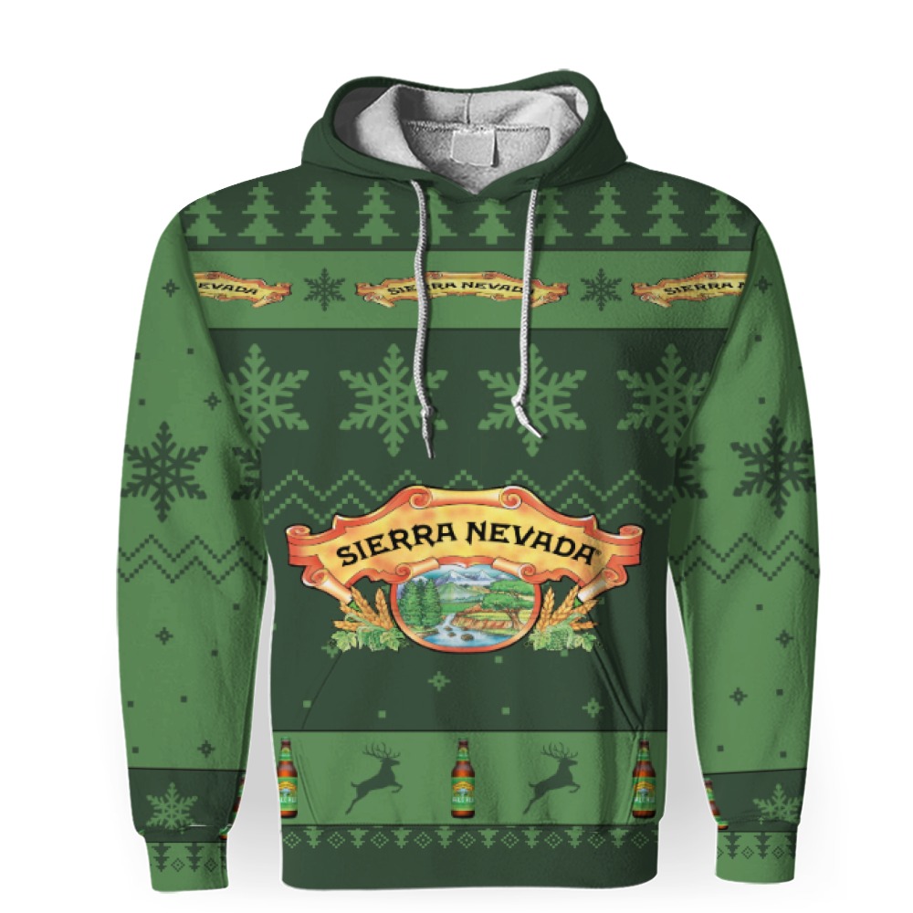 sierra nevada merry christmas unisex gift fan 3d unisex hoodie 1 Sierra Nevada Merry Christmas Unisex Gift Fan-3D Unisex Hoodie - Image 1