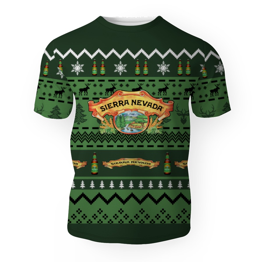 sierra nevada shirts beer vintage logo 3d unisex t shirt 1 Sierra Nevada Shirts Beer Vintage Logo-3D Unisex T-Shirt - Image 1