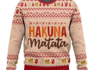 Simba The Lion King Ugly Christmas Sweater - Image 1