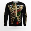 Skeleton Christmas Awesome Ugly Christmas Sweater - Image 1