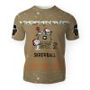 Skrewball American Merry Christmas, Snoopy House Cute Fan Gift-3D Unisex T-Shirt - Image 1