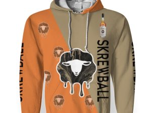 Skrewball And Pattern Logo-3D Unisex Hoodie - Image 1