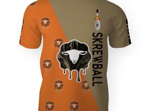 Skrewball And Pattern Logo-3D Unisex T-Shirt - Image 1