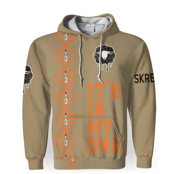 Skrewball It's In My DNA-3D Unisex Hoodie - Image 1