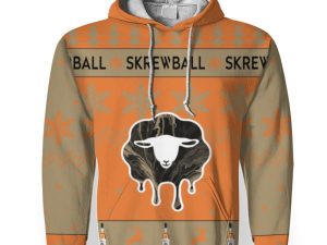 Skrewball Merry Christmas Unisex Gift Fan-3D Unisex Hoodie - Image 1