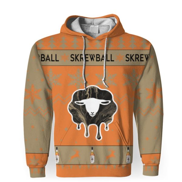 Skrewball Merry Christmas Unisex Gift Fan-3D Unisex Hoodie - Image 1