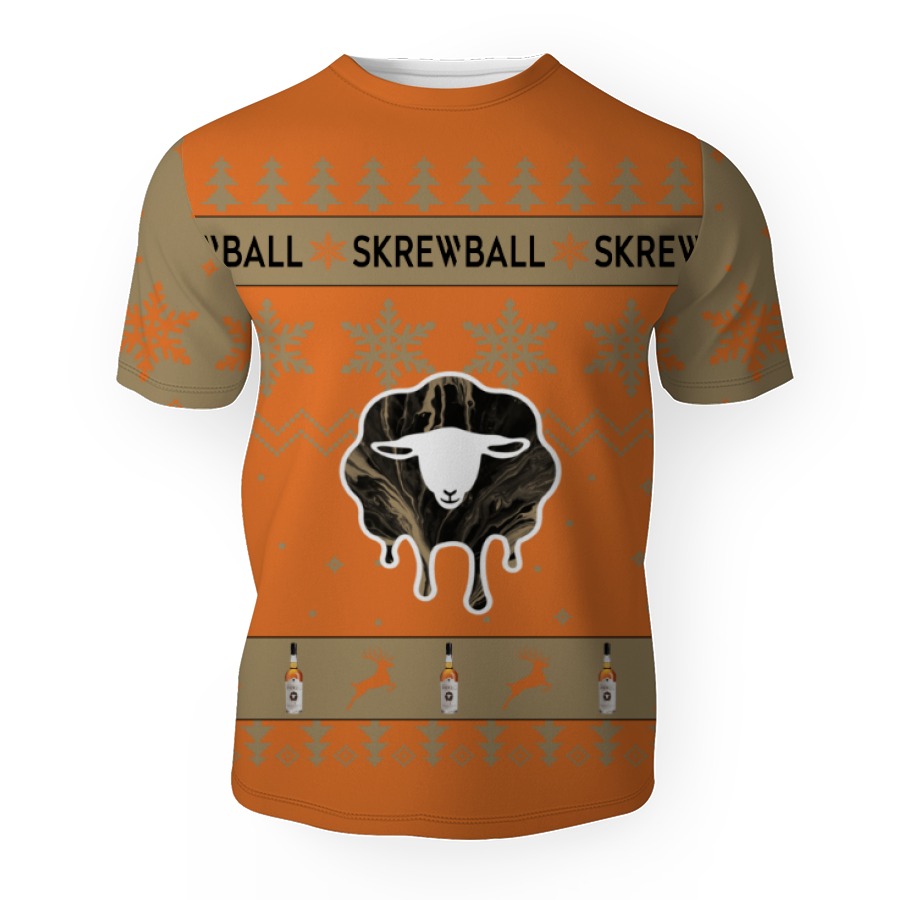 skrewball merry christmas unisex gift fan 3d unisex t shirt 1 Skrewball Merry Christmas Unisex Gift Fan-3D Unisex T-Shirt - Image 1