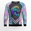 Skull Hologram Ugly Christmas Sweater - Image 1