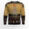 Skull Very Scary Xmas Ugly Christmas Sweater - Image 1