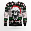 Skull Xmas Ugly Christmas Sweater - Image 1