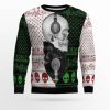 Skull Yinyang Ugly Christmas Sweater - Image 1