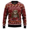 Sloth Coffee Ugly Christmas Sweater Holiday Gift - Image 1