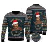 Sloth Life Ugly Christmas Sweater Holiday Gift - Image 1