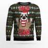 Sloth Santa Claws Ugly Christmas Sweater - Image 1