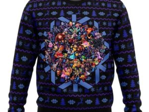 Smash Bros Christmas Brawl Ugly Christmas Sweater - Image 1