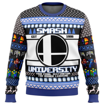 smash university ugly christmas sweater 1 Smash University Ugly Christmas Sweater - Image 1