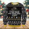 Smokey And The Bandit Action Comedy Trucking Movie Hat Adult Ugly Christmas Sweater - Image 1