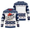 Snowflakes Labatt Blue Ugly Christmas Sweater Holiday Gift - Image 1