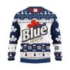 Snowflakes Labatt Blue Ugly Christmas Sweater Holiday Gift - Image 2