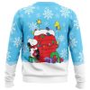 Snowy Christmas Cute Doggy Ugly Christmas Sweater Holiday Gift - Image 2