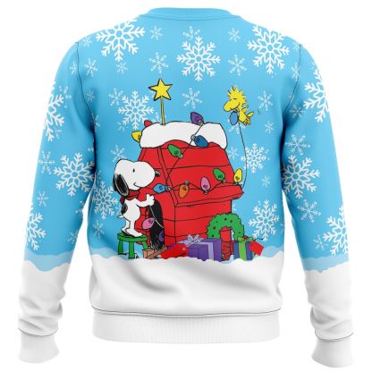 snowy christmas cute doggy ugly christmas sweater holiday gift 2 Snowy Christmas Cute Doggy Ugly Christmas Sweater Holiday Gift - Image 2