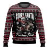 Sorry Santa Ive Been Feral Ugly Christmas Sweater - Image 1