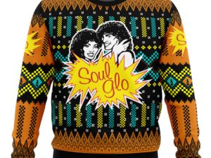 Soul Glo Coming To America Ugly Christmas Sweater - Image 1