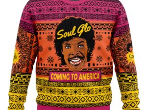 Soul Glo Coming To America Ugly Christmas Sweater Holiday Gift - Image 1