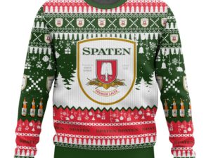 Spaten German Beer Ugly Christmas Sweater - Image 1