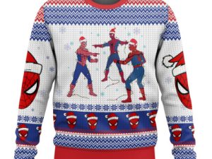 Spider Man Ugly Christmas Sweater Holiday Gift - Image 1