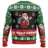 Spoiler Christmas Santa Claus Ugly Christmas Sweater - Image 2