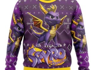 Spyro The Dragon Ugly Christmas Sweater - Image 1